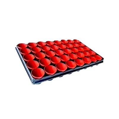 3" X 40 PC PP lonci u poslužavniku